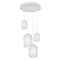 Afx Callie 4 Light Round Pendant - White CALP99WHRND4 - alternate 1